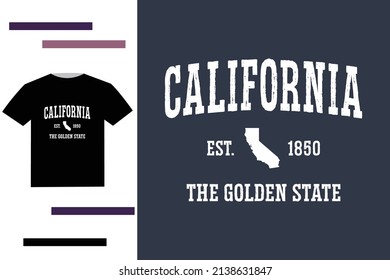 California state t shirt design