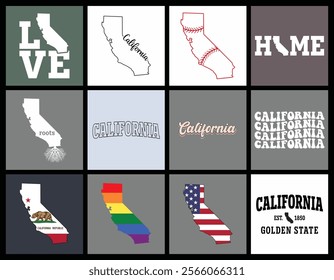 California state t shirt design