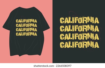 California Street Wear Typography Design