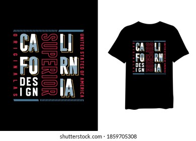 California, stylish t-shirt, and apparel trendy design and typography lettering, print, vector, illustration design.