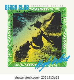 California Summer Beach Graphics: Palm Tree Scenes, Resort Typography, and Vector Prints for T-shirts and Posters