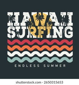 California summer surfing beach. Sunshine Paradise. Summer vibes artwork. Sunshine paradise graphic print design. Surf club design.