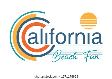 California Summer T shirt Design