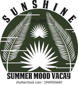 California Sunshine t-shirt and apparel design with  typography, print, logo, poster.