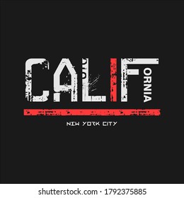 California T shirt  Graphic Design
