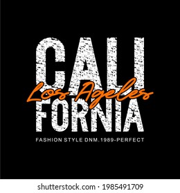 CALIFORNIA, TEXTURE TEXT FONT, T SHIRT DESIGN GRAPHICS PRINT, TYPOGRAPHY.