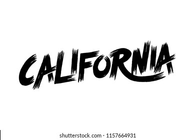 California typography design vector, for t-shirt, poster and other uses