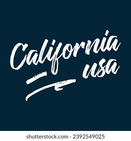 California typography jersey design. Editable baseball jersey design vector. 
