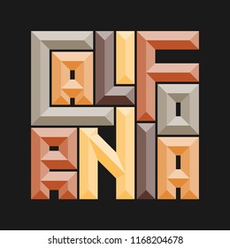 California Typography poster. Vintage concept for print production. T-shirt fashion Design. Template for poster, print, banner, flyer.