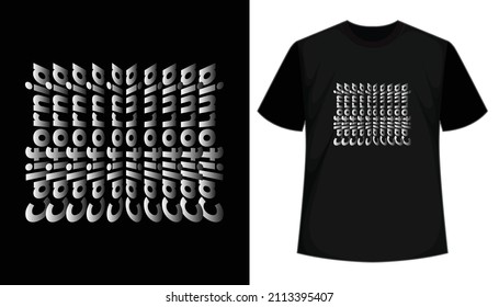 California typography t shirt design