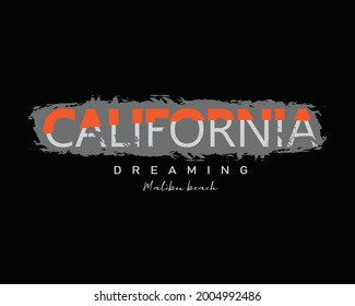 California typography vector illustration, perfect for the design of t-shirts, shirts, hoodies, etc 