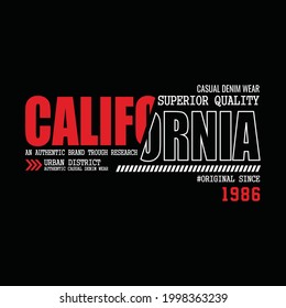 california urban clothing streetwear typography design	