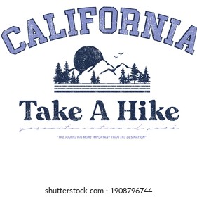 California Varsity Slogan Graphic Tshirt Print Stock Vector (Royalty ...