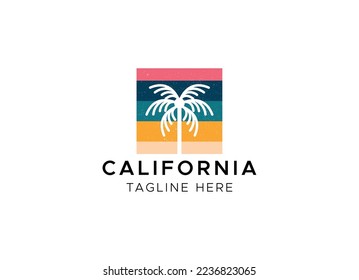 California vector illustration, for logo print and other uses.