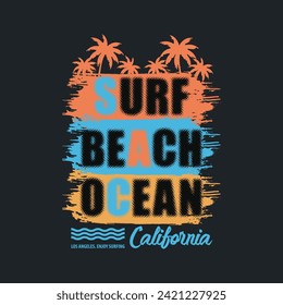 California vector illustration and typography, perfect for t-shirts, hoodies, prints etc.