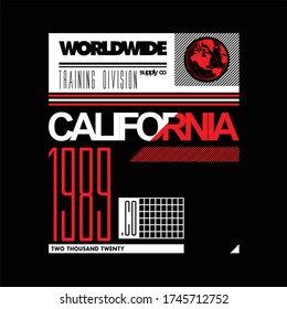 california worldwide training division 1989 vintage