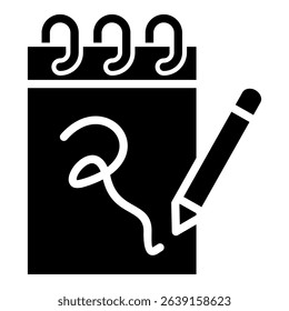 Caligraphy Simple Vector Icon Collection