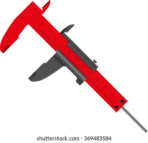caliper abstract vector illustration isolated eps 10 / calipers