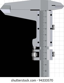 caliper (an instrument for the measurement of the vector image)