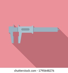Icono de la pinza de freno. Ilustración plana del icono del vector del calibre para el diseño web
