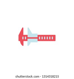 Caliper Icon Vector Illustration in Flat Style for Any Purpose