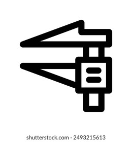Vector de la línea de Sitio web, móvil, presentación y diseño de logotipo.