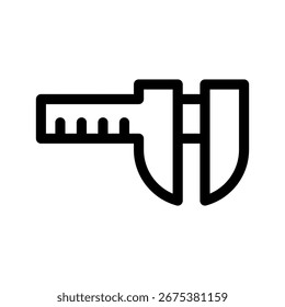 Ilustración de diseño de símbolo de Vector de ícono de pinza