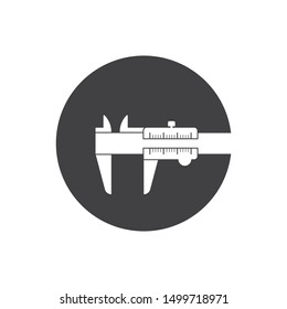 caliper logo icon vector illustration design template