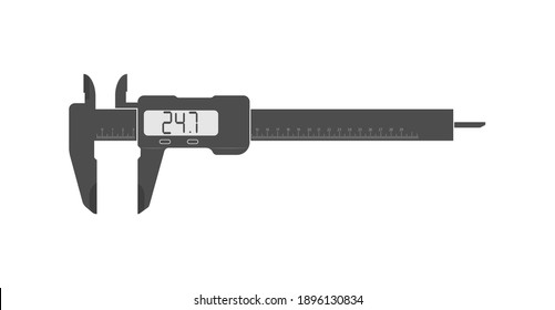 Caliper. Simple vector icon isolated on a white background. Flat style