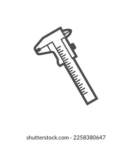 Icono de la herramienta de calibración, construcción de vectores y reparación