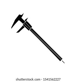 calipers doodle icon vector hand drawing 