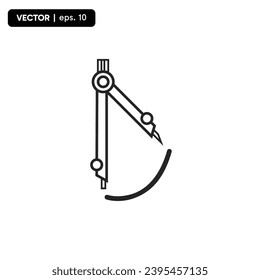calipers icon, atant tilis icon. with a white background. vector eps 10