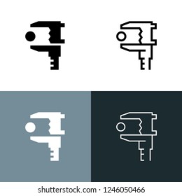 Calipers Icon Set