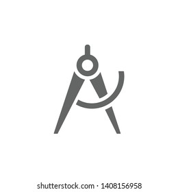 Calipers, measure, tool icon. Element of materia flat tools icon