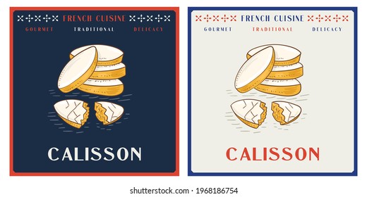 Calisson is a traditional French sweet almond candy