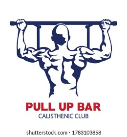Calisthenic Trainieren Sie sportliche Vektorgrafik, perfekt für Sport Club, Fitness Club und Gym-Logo