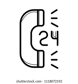 call 24 hours icon