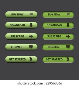 Call to Action Button Hover Option, high quality vector EPS10
