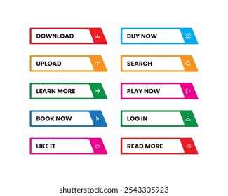 Call to Action Button Set Collection
