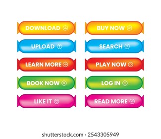 Call to Action Button Set Collection