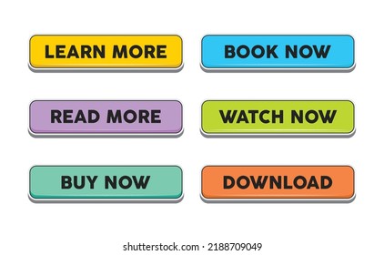 Call To Action Buttons. Download, Read More And Click.