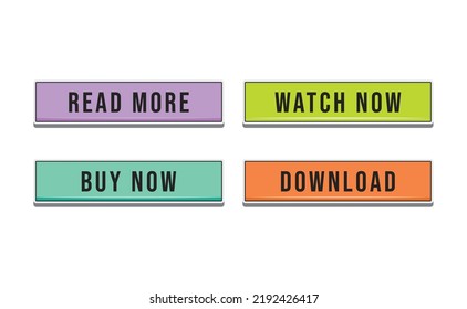 Call To Action Buttons. Download, Read More And Click.