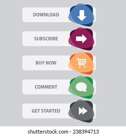 Call to Action Color Combination, high quality vector EPS10