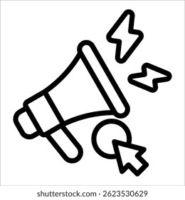 Call To Action Icon Element For Design