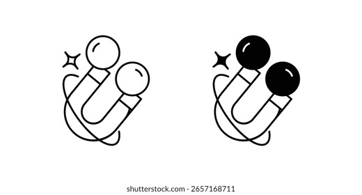 Icono de conjunto de llamada a la acción con Vector de fondo blanco