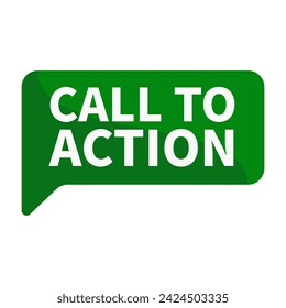 Call To Action Text In Green Rectangle Shape For Sale Promotion Business Marketing Social Media Information Announcement

