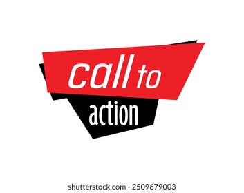 call to action text information sign