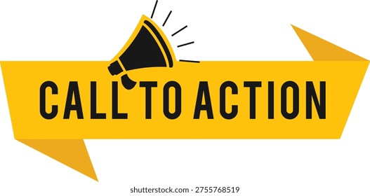 Call to action vector design clipart isolated on background.	