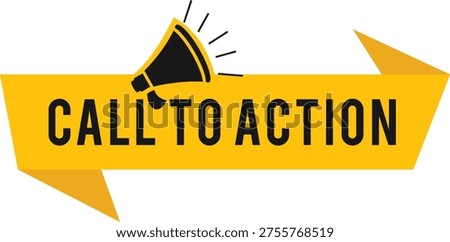 Call to action vector design clipart isolated on background.	