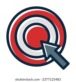 Call To Action Vector Thick Line Filled Dark Colors Icons For Personal And Commercial Use.
